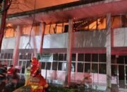 Gedung Biro Kesra Setda Provinsi Kalteng Terbakar