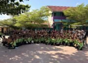 Mahasiswa KKN Tematik-LH ULM Ajak Siswa SDN 5 Syamsudin Noor PeduliLingkungan