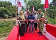 Jembatan Garuda di Desa Teluk Masjid HST di Resmikan, Sangat Bermanfaat Bagi Masyarakat