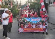 Warga RT 4 Sungai Lulut Banjarmasin Antusias Ikuti Jalan Santai Peringati HUT RI ke-81