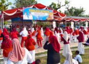 Ratusan Warga HST Ikuti Senam Sehat Berhadiah