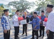 Sekretariat DPRD Kalsel Gelar Upacara Kemerdekaan, Berikan Bantuan untuk Veteran