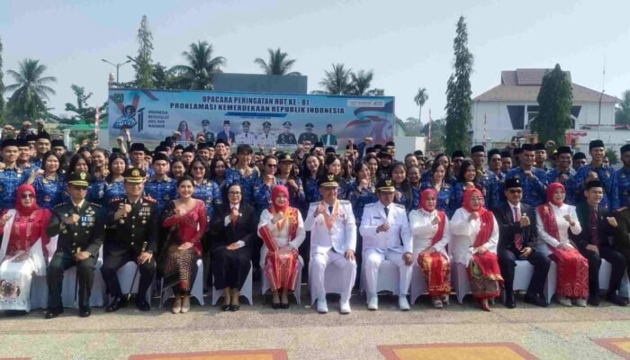 Pimpin HUT RI ke-81, Bupati Barsel Berharap Dukungan Anggaran Pusat