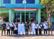 UNUKASE Gelar Upacara HUT ke-81 RI, Semangat Kemerdekaan Berbalut Sasirangan