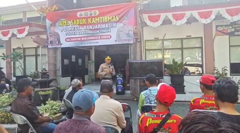 Apel Sabuk Kamtibmas 2026, Polsek Banjarmasin Timur Perkuat Sinergi Cegah Kejahatan Jalanan dan Karhutla 1 IMG 20260819 WA0045 e1787120210466