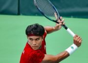 Petenis Asal Banjarmasin,Rifqi Kalahkan Petenis Korsel di Babak Pertama ITF Maanshan, China