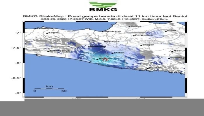 Gempa Bumi Guncang Bantul kab banjar