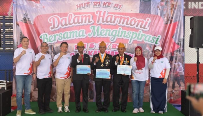 Momen Haru HUT RI BSI RO IX, Veteran Dapat Tali Asih