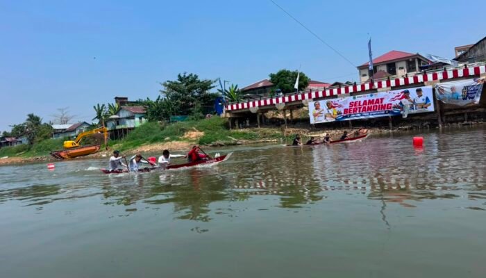 Ratusan Tim Ambil Bagian Dalam Lomba Jukung di HSU