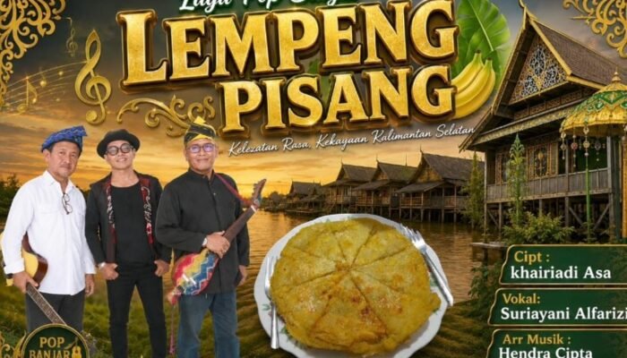 “Lempeng Pisang”, Lagu Spesial Ciptaan Khairiadi Asa Buat Kado HUT ke-500 Kota Banjarmasin