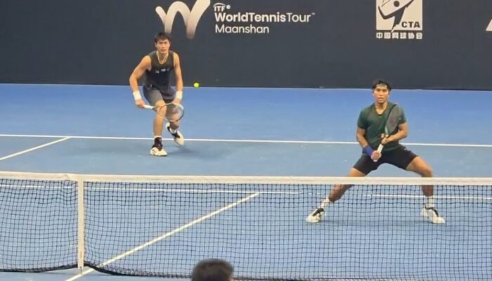Petenis Banjarmasin Rifqi/Trongcharoenchaikul Jungkalkan Unggulan Pertama di Turnamen Tenis Maanshan China