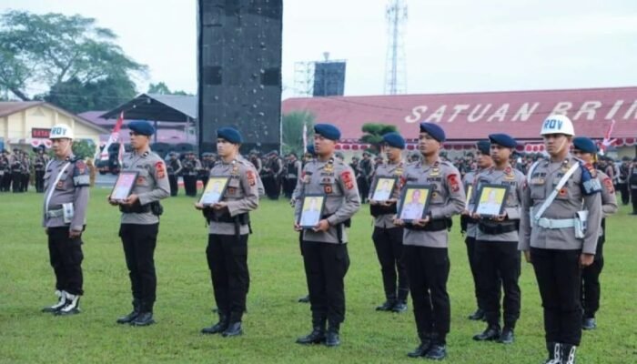 10 Personel Brimob Sumut Dipecat Akibat Pelanggaran Penyalahgunaan Narkoba hingga Desersi