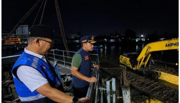 Wali Kota Yamin Dampingi Pengerukan Mulut Intake Sungai Bilu, Jaga Pasokan Air Baku Banjarmasin