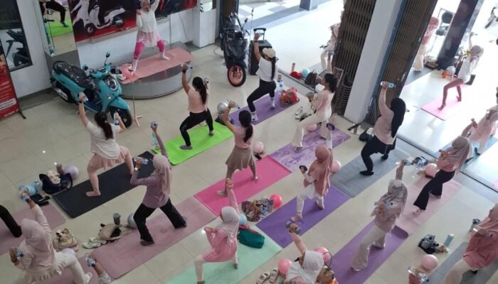 Trio Motor Tanjung Gandeng Barre Class X Eno, Hadirkan Aktivitas Sehat dan Menyenangkan