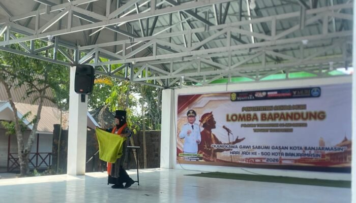 Semarak Harjad ke-500, Disdik Banjarmasin Angkat Seni Bapandung ke Rekor MURI