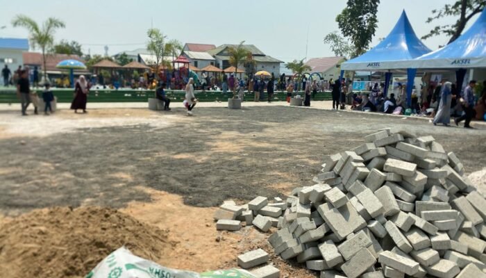 Belum Rampung, Kolam Bermain Anak di Taman Satwa dan Edukasi Sudah Dibuka