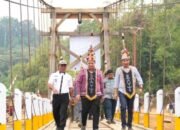 Jembatan Batu Ojung Diresmikan, Pemkab Lamandau Perkuat Konektivitas Desa