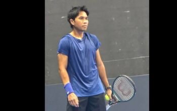 Petenis Banjarmasin, Rifqi Terhenti di 16 Besar Tunggal Putra ITF M15 Maanshan, China 4 IMG 20260827 120827