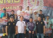 Sukses Turnamen Tenis Mercedes-Benz Club Banjarmasin, Dijuarai Uncle Zae – Gunawan