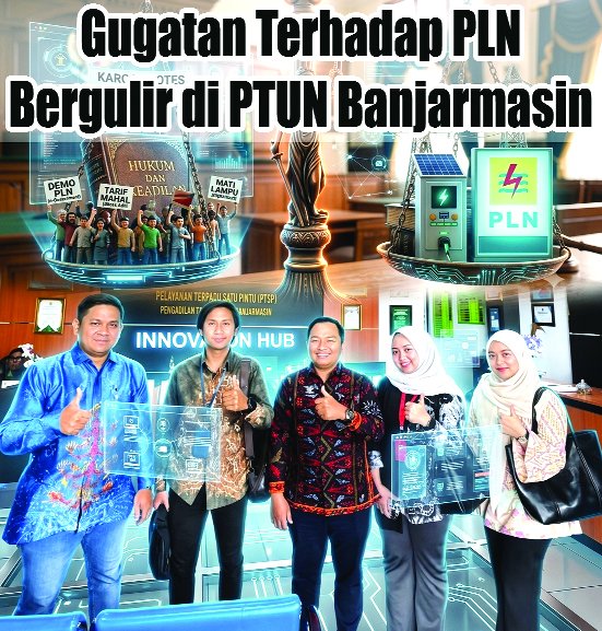 Gugatan terhadap PLN Bergulir di PTUN Banjarmasin 1 gugatan