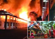 Kebakaran Hebat di Kantor Gubernur Kalteng