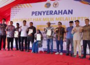 40 Warga Banjar Terima Sertifikat Tanah MBR