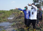 Bupati Tinjau Penanganan Karhutla di Sungai Sipai