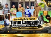 Salurkan Bantuan PAUD, Kelurahan Guntung Paikat Gercep Cek Lansia Tak Lagi Terima Bansos