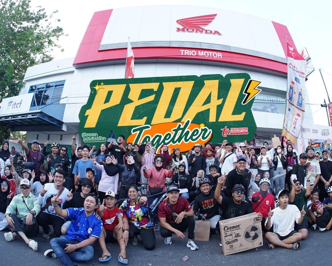 Gowes Bareng, Bangun Kebersamaan: Honda Trio Motor Sampit Gelar Pedal Together 1 IMG 20260901 WA0007