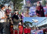 WASPADA ISPA! Politeknik Unggulan Kalimantan Turun ke Jalan, Edukasi Warga dan Bagikan Ribuan Masker