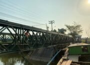 Akses Saka Harang Mantuil Kembali Terhubung, Jembatan Darurat Rampung Hari Ini