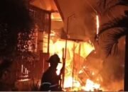 Empat Rumah Terbakar di Jalan Pandu Banjarmasin, Diduga Akibat Korsleting Listrik