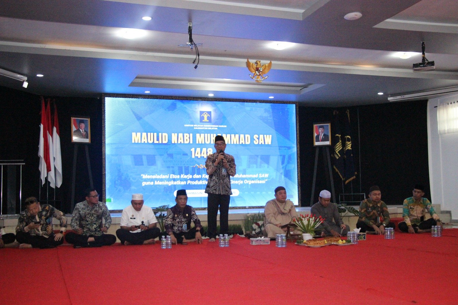 Peringati Maulid Nabi Muhammad SAW 1448 H, Kanwil Kemenkum Kalsel Dorong Keteladanan dalam Meningkatkan Kinerja 1 IMG 20260904 WA0038