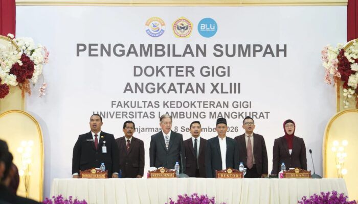 ULM Gelar Pengambilan Sumpah Dokter Gigi ke-XIII 3 IMG 20260909 WA0036