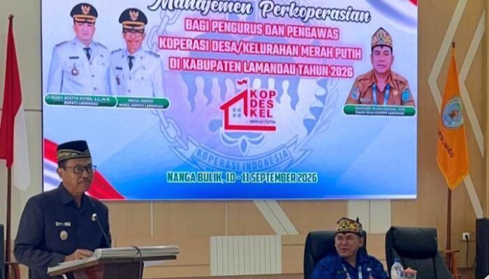 Wabup Lamandau Abdul Hamid Buka Pelatihan Manajemen Koperasi Merah Putih